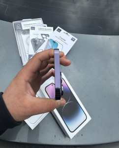 iPhone 14 Pro Max Mor Renk – Kayıtlı, Şarj Aleti Dahil, Sade thumb 1