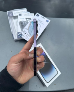 iPhone 14 Pro Max Mor Renk – Kayıtlı, Şarj Aleti Dahil, Sade thumb 2