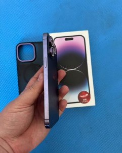 iPhone 14 Pro Max Mor 128GB – Orijinal, Çiziksiz, Kayıtlı, K thumb 1