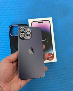 iPhone 14 Pro Max Mor 128GB – Orijinal, Çiziksiz, Kayıtlı, K thumb 2