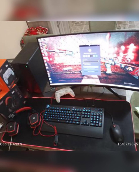 🎮 Full Set Gaming Bilgisayar + Logitech Kulaklık + Xbox Kon 0