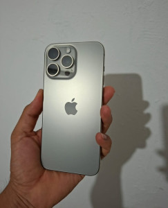 📱 iPhone 15 Pro Max Natural Titanium | 256GB | %90 Pil Sağl thumb 3