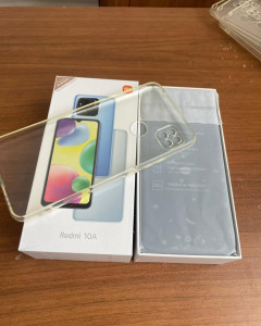 📱 Redmi 10A Gümüş & Mavi | 32GB | %100 Pil Sağlığı | Kutulu