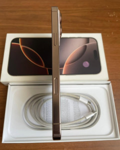 📱 iPhone 16 Pro Max Desert Titanium | 256GB | %100 Pil | Ga