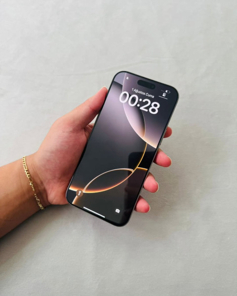 📱 iPhone 16 Pro Max | 256 GB | Natural Titanium | %100 Pil 0